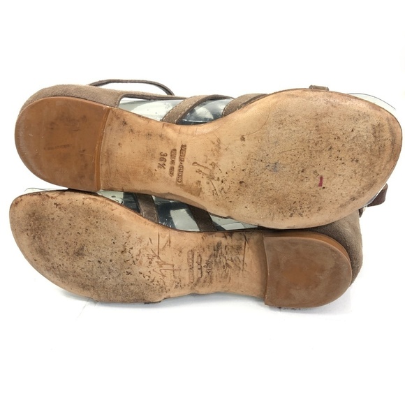GIUSEPPE ZANOTTI  6.5 Suede Gladiator Sandal - Picture 6 of 8